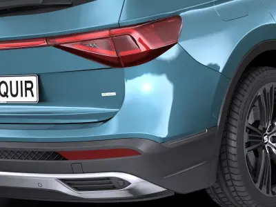 LowPoly Seat Tarraco 2019 Low-poly 3D model