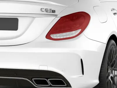 Mercedes c63 AMG 2015 3D model
