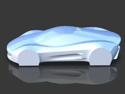 Jaguar CX-75 James Bond 007 Car Concept Speedform 3D model