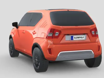 Suzuki Ignis 2021 Low-poly 3D model