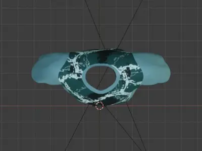 T SHIRT DESIGN  Free low-poly 3D model