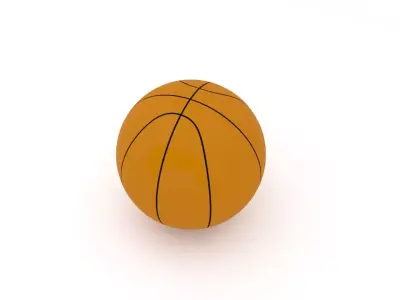 Basket ball 3D model