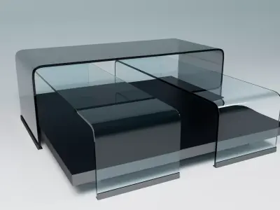coffee table 3D model 12