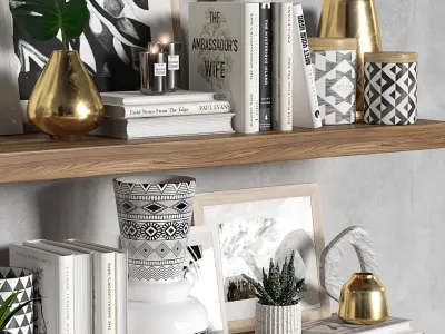 Decorative Set 12 3D model 5