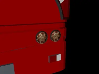 wehicle headlight Free low-poly 3D model