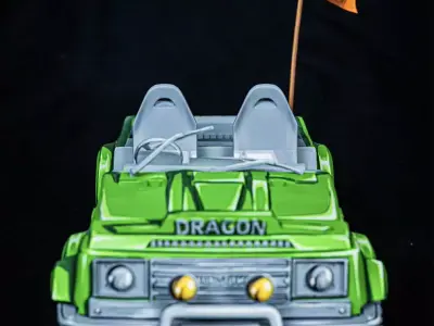 Goku Car Cover Book - STL File For 3DPrinting Saraban Studio 3D print model