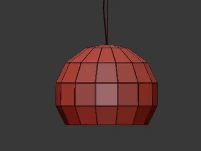 scotch club suspension lamp 3D model