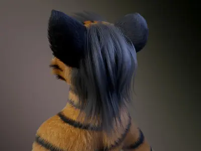 Deimos Anthro Tiger 3D model