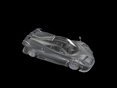 Pagani Imola 2021 3D model