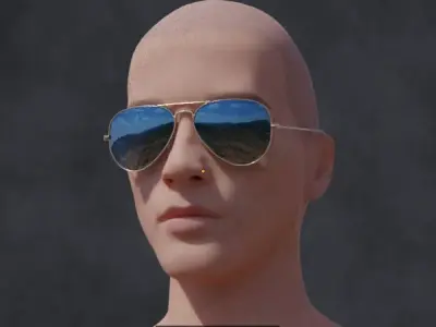 2 type of glasses 3D Model Pack