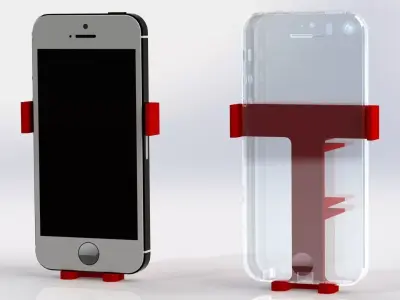 Car Air Vent Holder Mount for Smartphone 3D print model