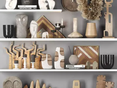 decorative set  01 3D model