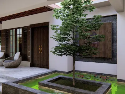 Luxury villa 3D model