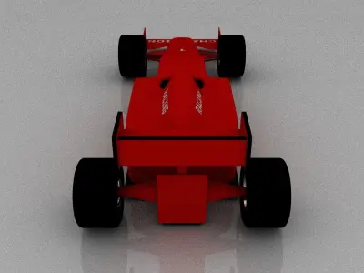 F1 Car Toys Low-poly 3D model