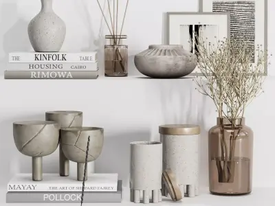 Decorative set018 3D model