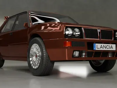 Lancia Delta HF Integrale Evoluzione 3D model
