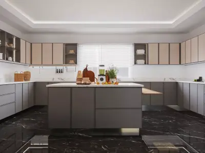 Luxury Modern Kitchen Design  3D model