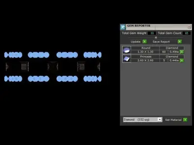 Jewelry Ring Gold 3D print model