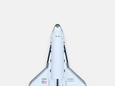 LEGO Icons NASA Shuttle Discovery 10283 Low-poly 3D model