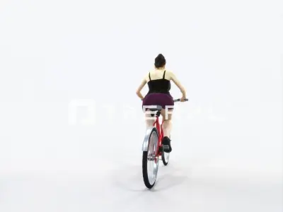 Dream 01I bicycle bike Sports Woman Low-poly 3D model