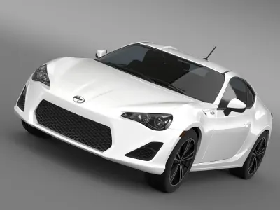 Scion FR S 2012 3D model