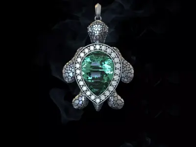 Pendant  turtle 3D model