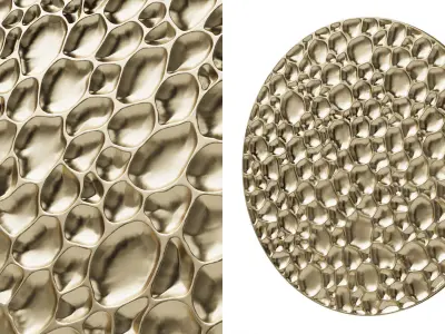 Trypophobic Circle Wall art LUMINA by Simon Allen 3D model