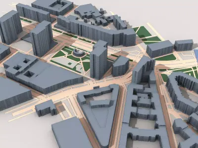 City 8 3D model