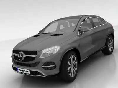 Mercedes GLE Coupe Low-poly 3D model