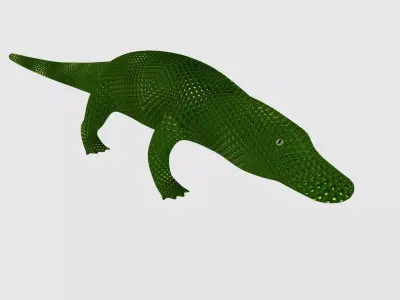 Alligator Low-poly 3D model