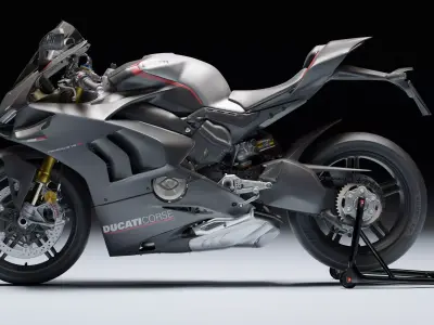 Ducati Panigale V4 SP 2021 Low-poly 3D model