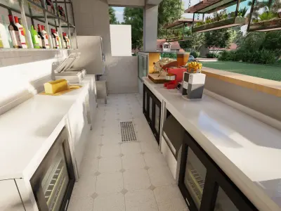 Bar Project 3D model