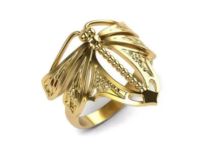 Dragonfly Ring 3D print model purchase