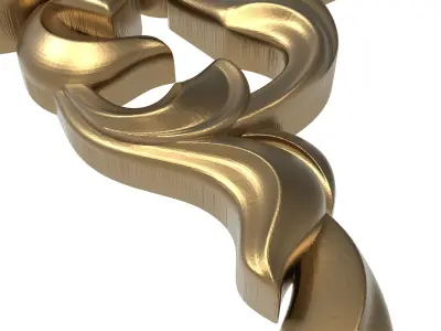  decorative pattern ready for 3D printing 3D model