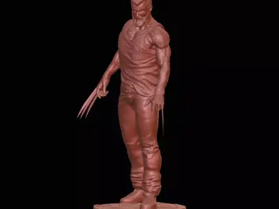 Logan Wolverine 2017 Movie figurine 3D print model