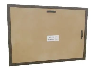 Picture Frame - World Low-poly 3D model