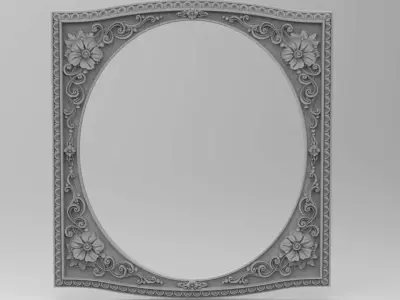 3d mirror frame 3D model