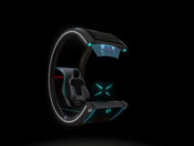 Hover Bike 3D model from CGTrader