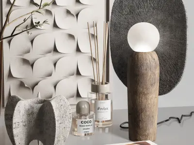 Decorative set048 3D model