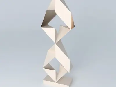 Abstract Geometric sculpture Free 3D model
