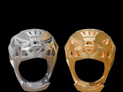 Panther ring  3D print model