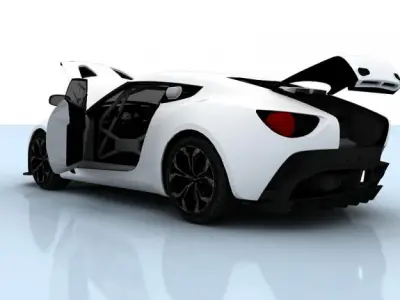 Aston Martin V12 Zagato 2011 3D model