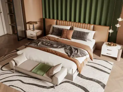 Master bedroom 3D model 3D model