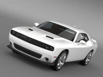 Dodge Challenger SXT LC 2015 3D model