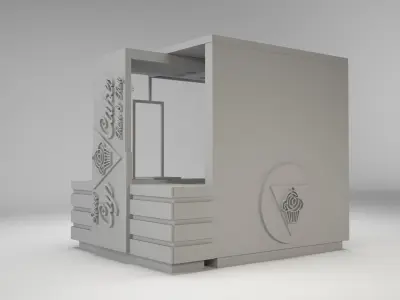 Booth Stand K0010991  3D model
