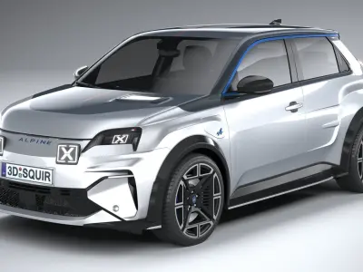 Alpine A290 2025 3D model