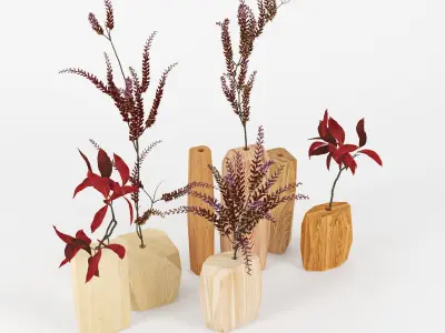 Wood decor 3D model order