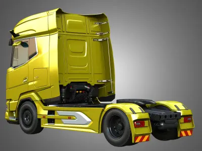 XG 530 Truck - Single Axle 3D model