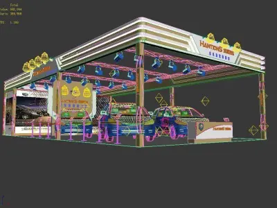 Exhibition - Area - 20X10-3DMAX2009-016 3D model