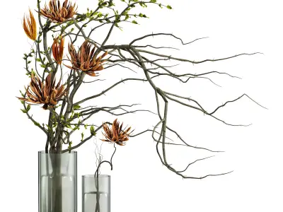 Autumn Bouquet 3D model